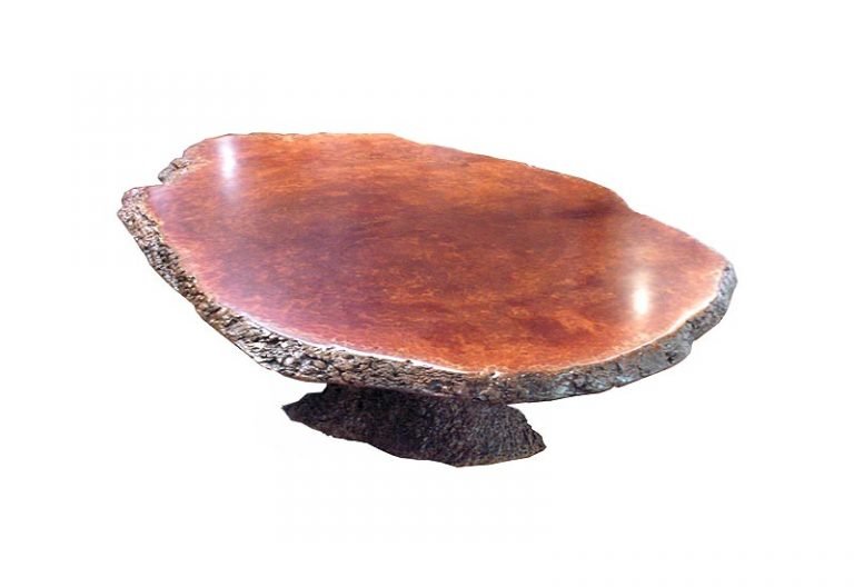 Jarrah tear drop burl coffee table Boranupgallery