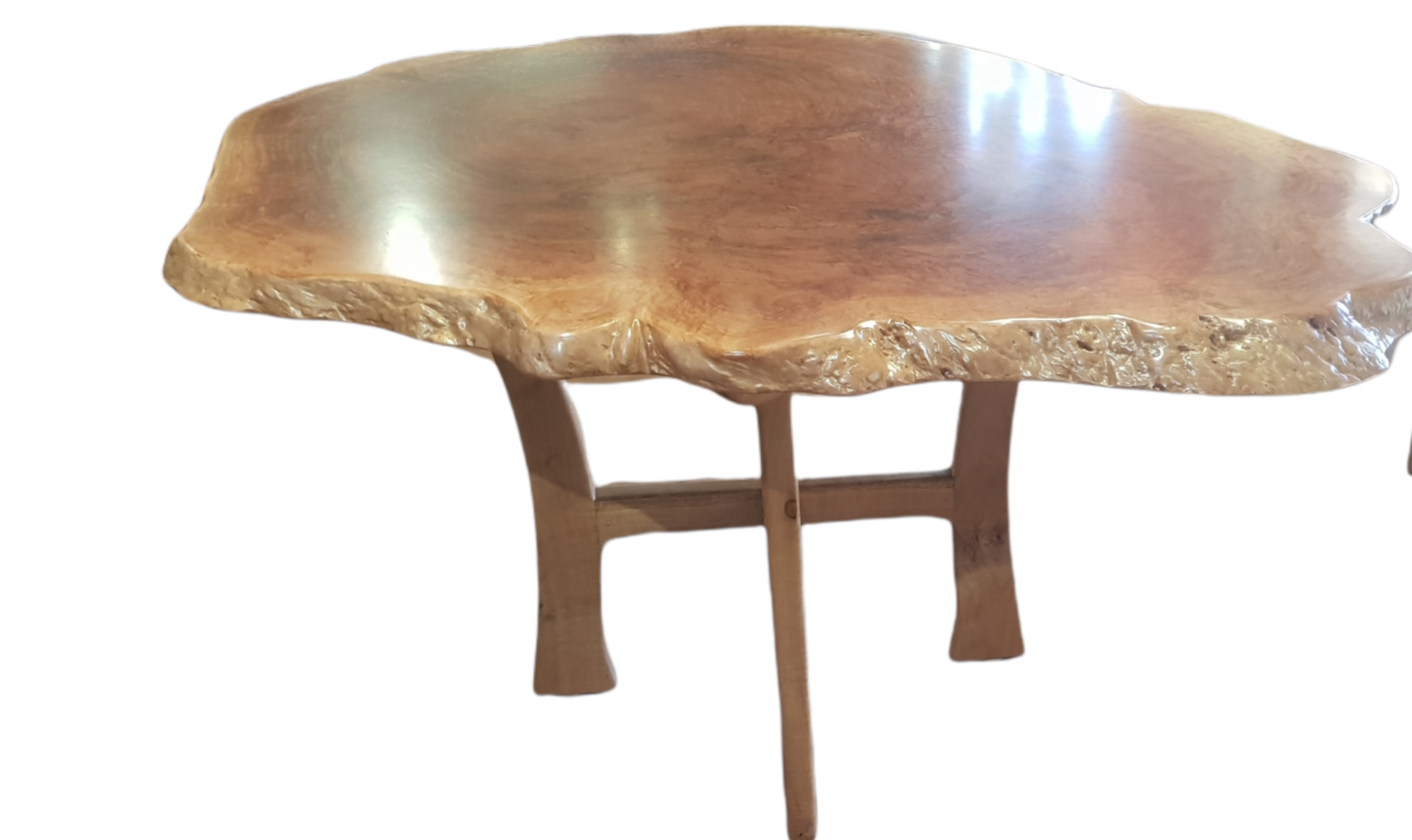 salmon gum table leg
